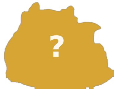 Mystery silhouette of a rare golden character